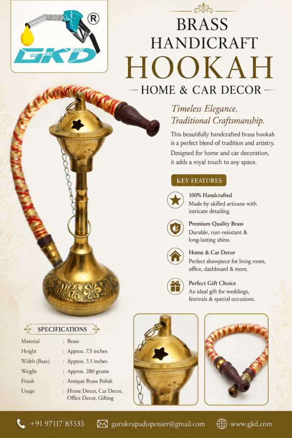 Brass Handicraft Hookah