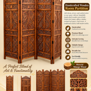 Wooden Handicraft Partition