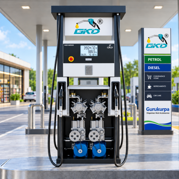 Dual Nozzle Fuel Dispenser